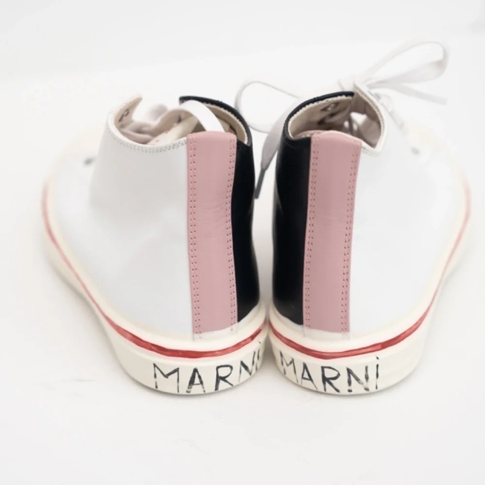 Marni. New! Graffiti Flatform Lace-Up‎ Sneakers.